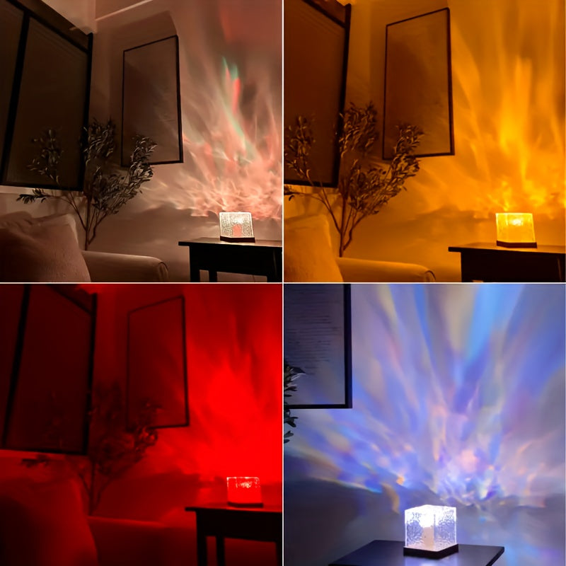 Aurora Lux Pro™ – Multi-Color Wave & Starry Sky Night Light