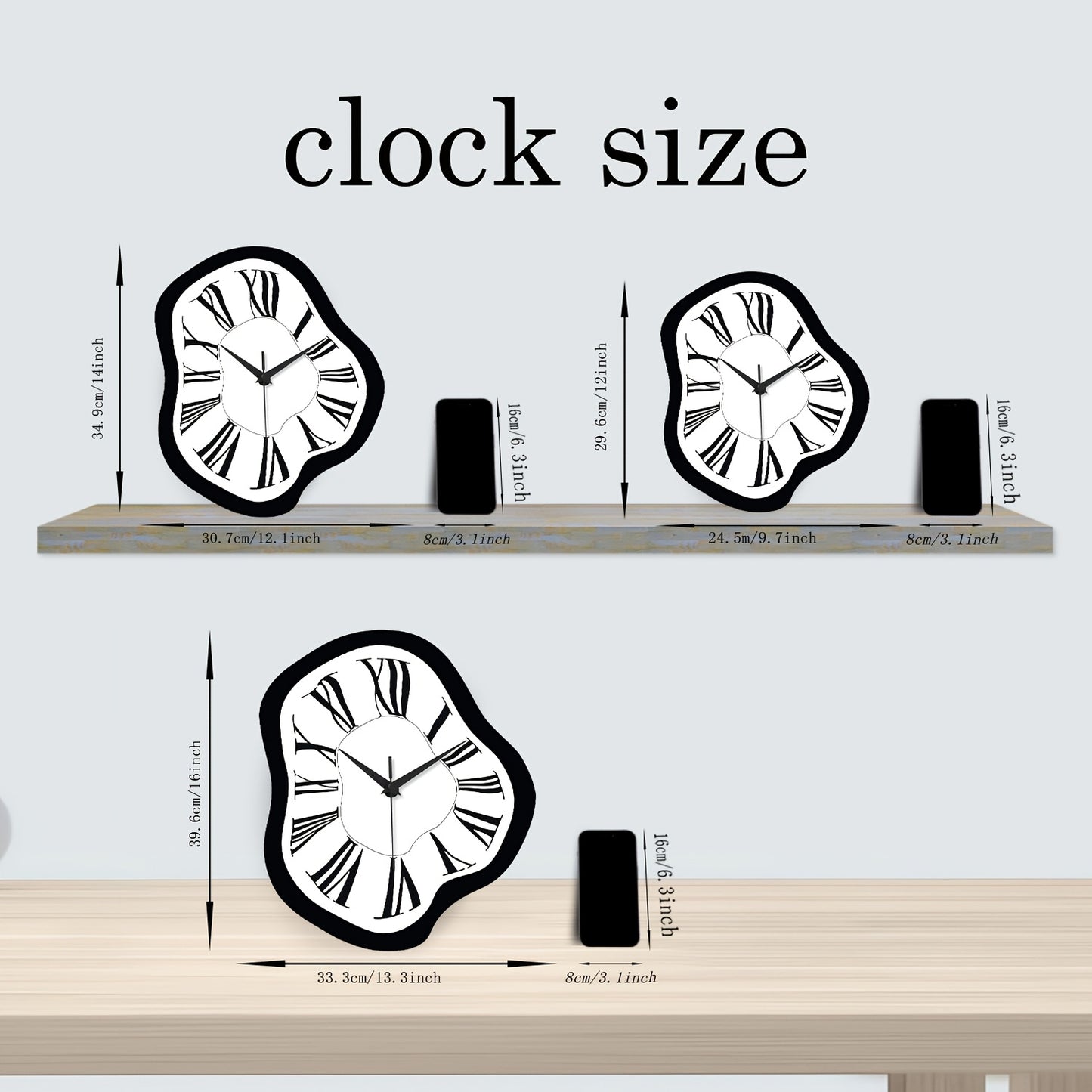 Eterna Melt™ – Surreal Melted Clock Art Piece